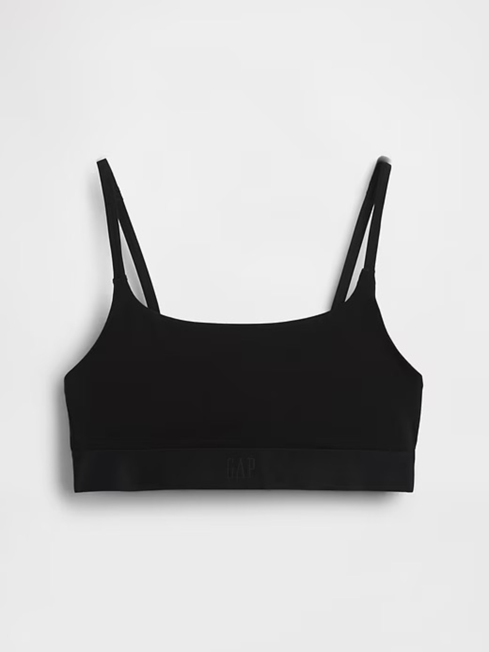 Gap Organic Stretch Cotton Logo Bralette XL
